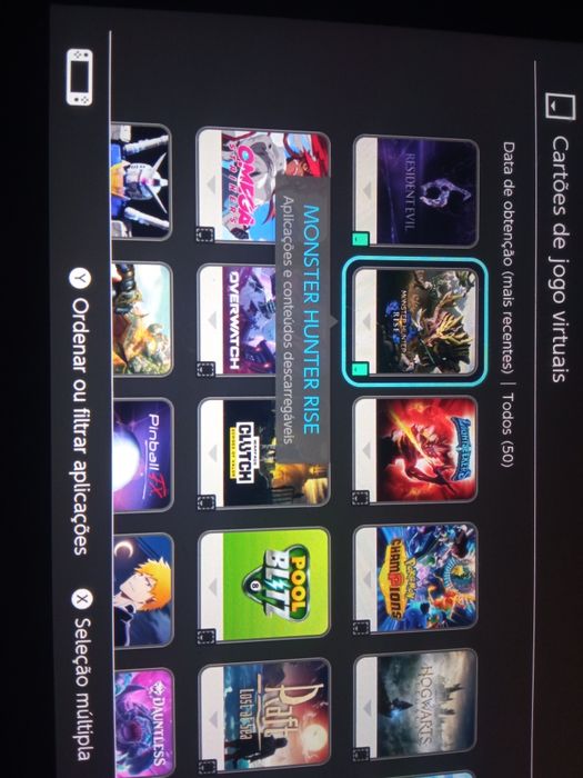 Nintendo Switch 1 c/ conta com jogos
