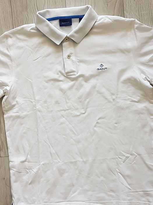 Koszulka polo nowa GANT biała, r. L