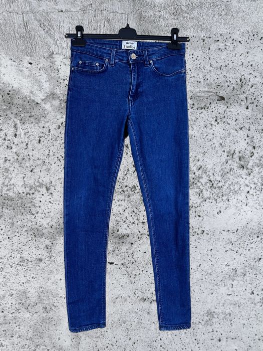 Acne Studios Skin 5 Soft Rinse roz. W27 L32 damskie dżinsy do kostek