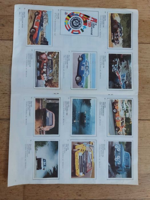 Caderneta de cromos velocidade & espectáculo - Completa