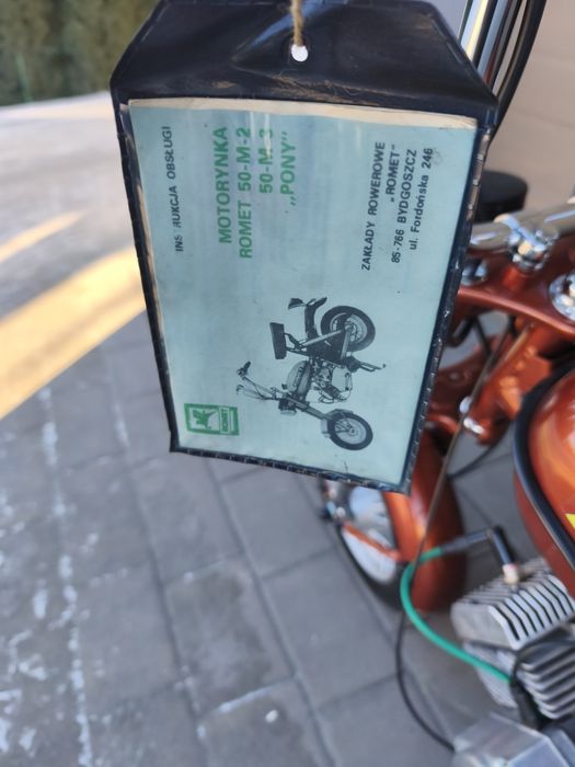 Motorynka Romet pony 50 M2 Tabaca