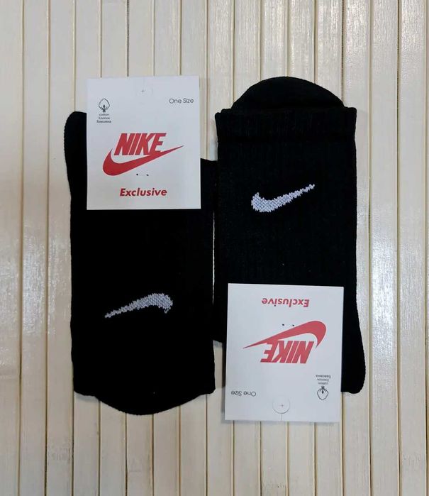 12 пар - 220грн! Носки высокие Nike мужские 100% хлопок шкарпетки найк
