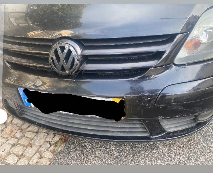 VW Golf Plus 2.0 TDI de 2005 avariado — photo 2