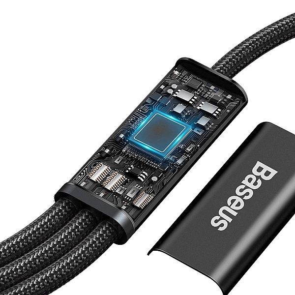 Kabel Baseus Rapid Series 3w1 USB-C - USB-C / Lightning / micro USB 20