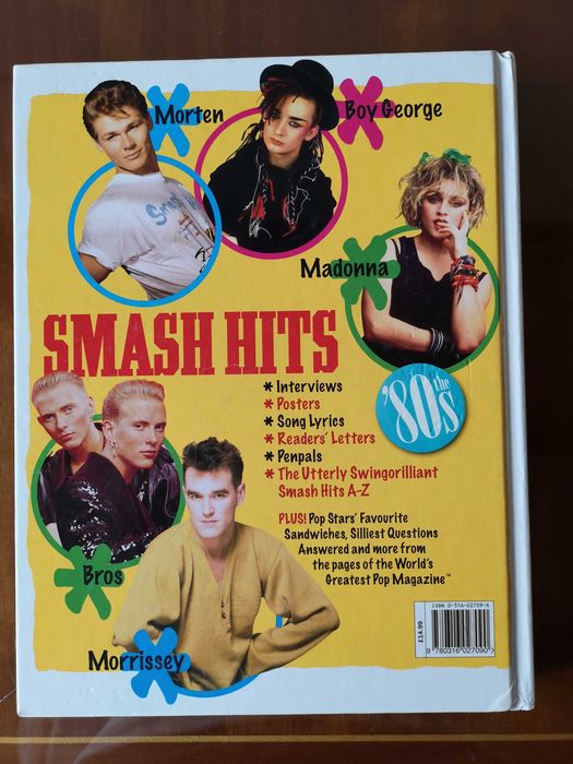 The Best of Smash Hits the '80s, książka i plakat