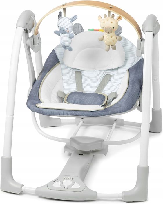 ingenuity swing 'n go przenośnaka elektryczna bujaczek do 9 kg 16925