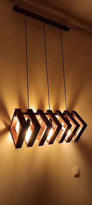 Sprzedam ekskluzywny żyrandol drewniany