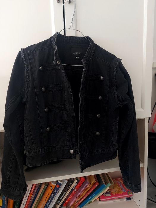 Kurtka jeansowa czarna