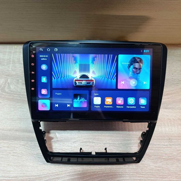Магнітола Mekede 2/32 для Skoda Octavia A5 CarPlay USB GPS Октавіа