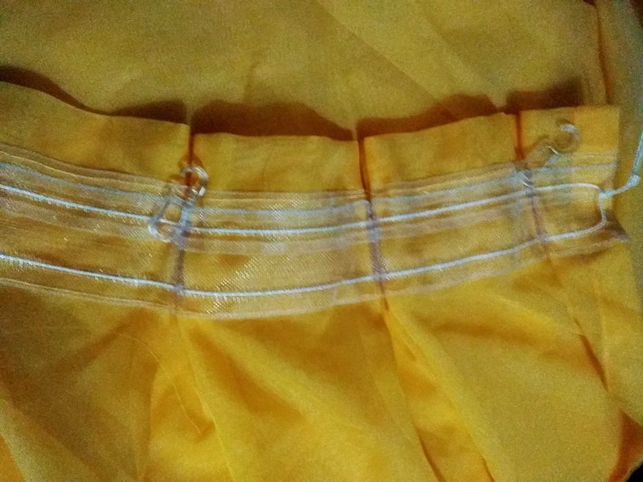 Тюль жовтого, кольору, ширина 4,7,9 метра