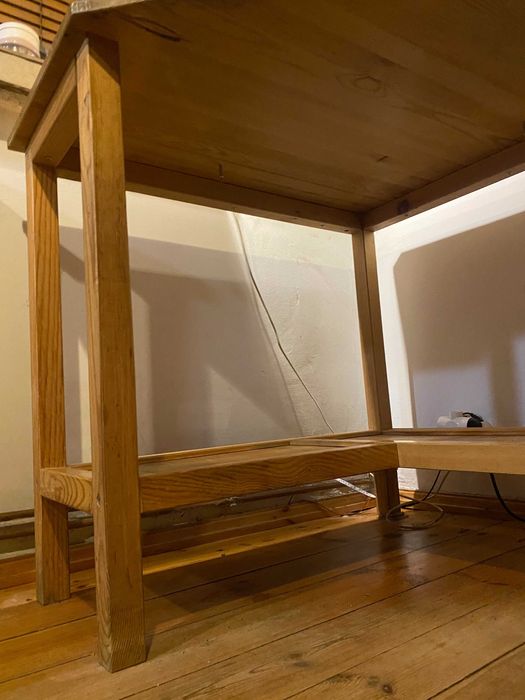 Biurko Narożne - Drewno