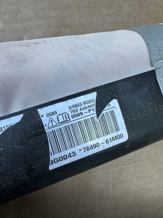 Suzuki Sx4 Scross kurtuna airbag poduszka lewa prawa Oryginal