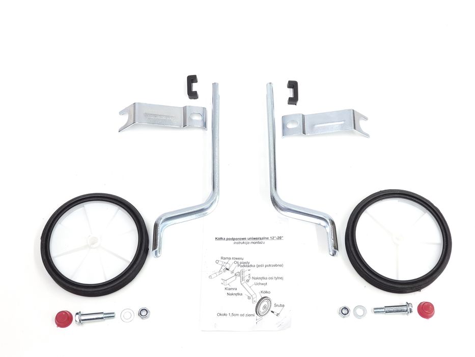 NOWE Kółka boczne do rowerków dziecięcych 12-20 cali Romet Universal