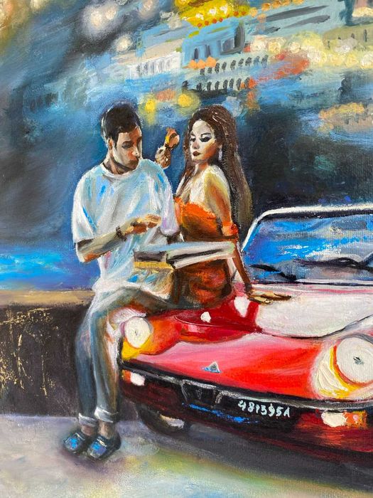 Картина олією "Амальфі"