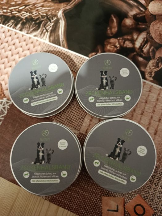 Obroże przeciw kleszcza i pchłą zestaw 4 szt