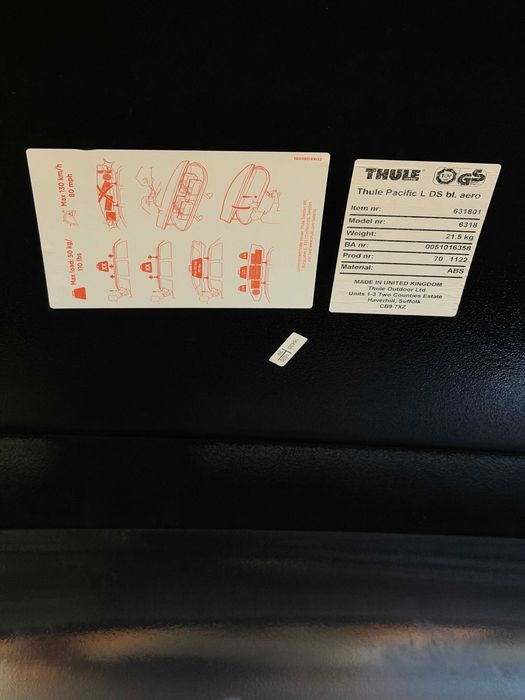 Thule Pacific L 420L - Roof Box - Estado como novo