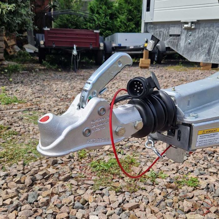 Двовісний німецький причіп 4,1*2,1 м. 3000 кг. HUMBAUR. Вартість з ПДВ