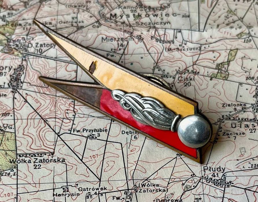 II Korpus Polski - wstążka do Krzyża Monte Cassino  - IDEALNA