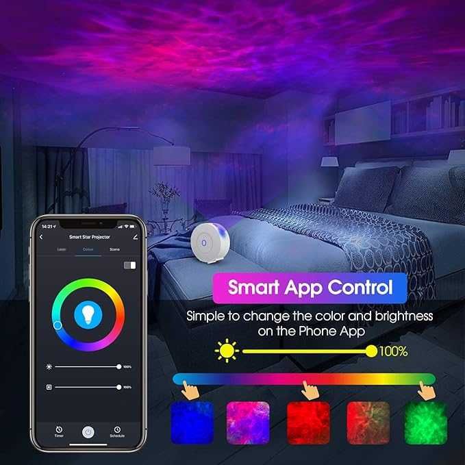 Panamalar Projektor SK-20 Smart Star, projektor światła wi-fi