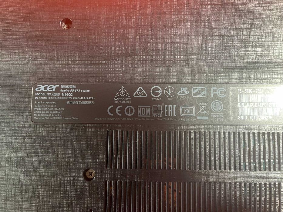 Laptop Acer Aspire F5-573 series