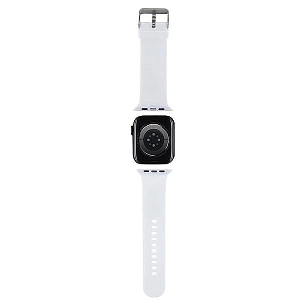 Pasek Karl Lagerfeld 3D Rubber Choupette Head na Apple Watch 42/44/45/