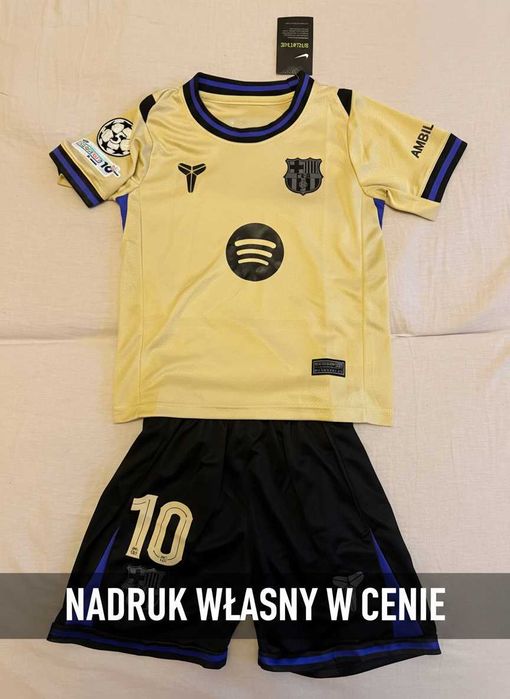 NADRUK WŁASNY | Strój piłkarski FC Barcelona | Wersja wyjazdowa 25/26