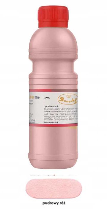 RENOSKÓR Farba Lakier Do skóry Pudrowy róż 200ML