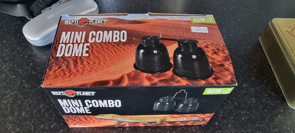 REPTI PLANET MINI COMBO DOME Oprawka  Podwojna  2 x 40W E27
