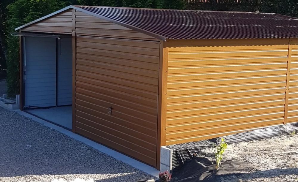 GARAŻ 6x6 6x7 7x7 WIATY ŚMIETNIKOWE HALE blaszana warsztat itp