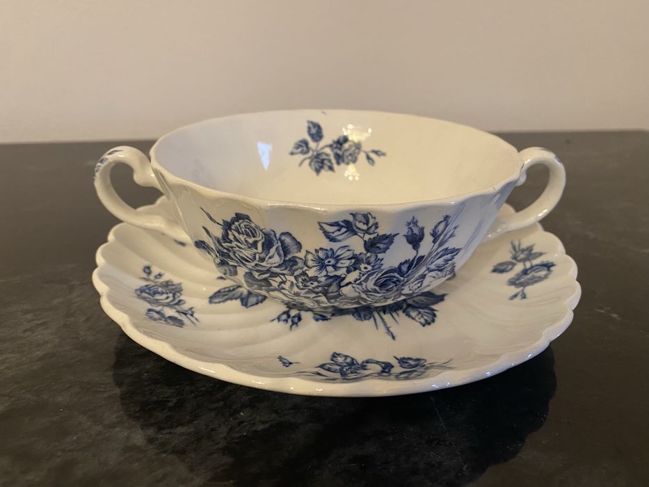 Conjunto de pratos de sopa de Inglaterra