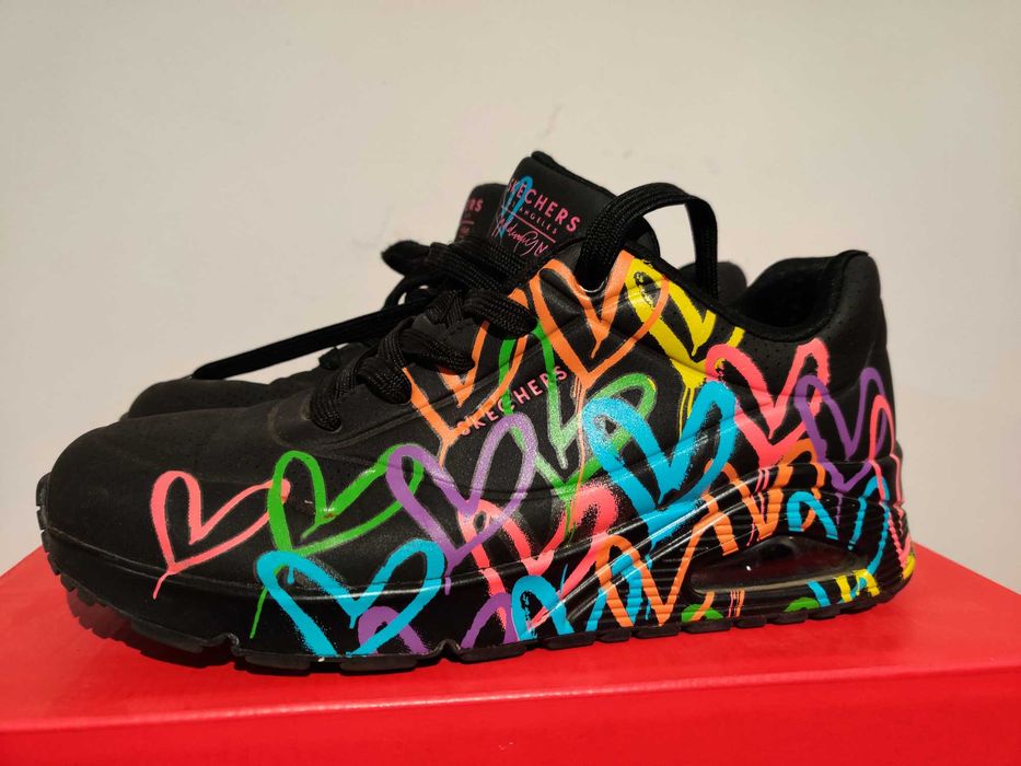 Buty Skechers Uno Highlight Love James Goldcrown okazja 42 27cm 40