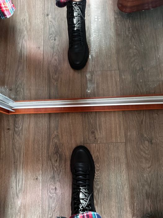 Зимові шкіряні черевики, 38 р.