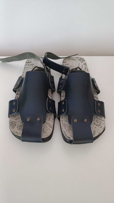 Sandały skórzane męskie, nowe 43.