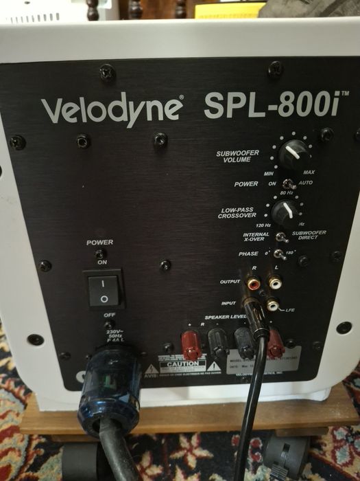 Subwoofer velodyne spl 800i