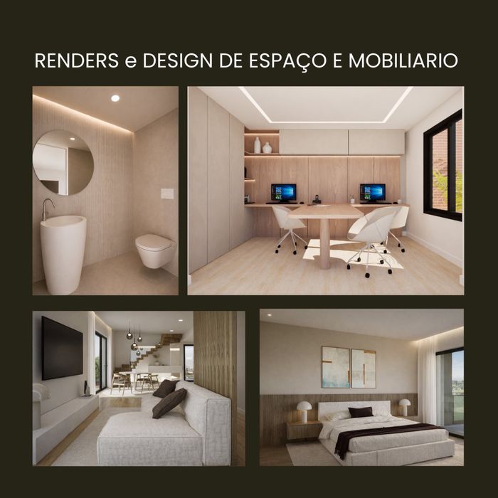 Render 3D. Arquitectura e Interiores