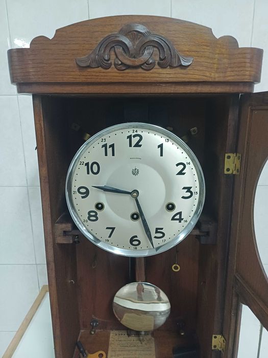Relógio mesa ou parede, vintage da Reguladora, anos 50