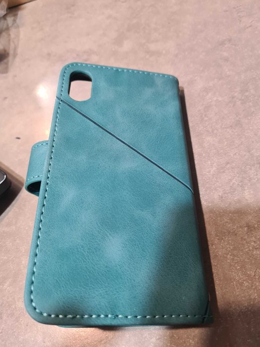 Etui z Klapką iPhone XS Max niebieski