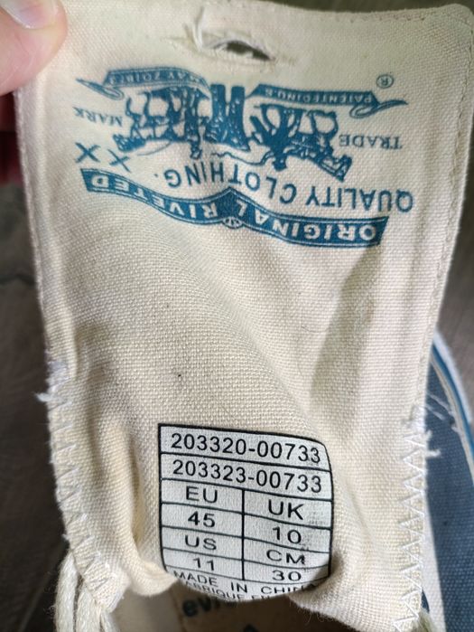 Кеды Levi's 43р.(28см)