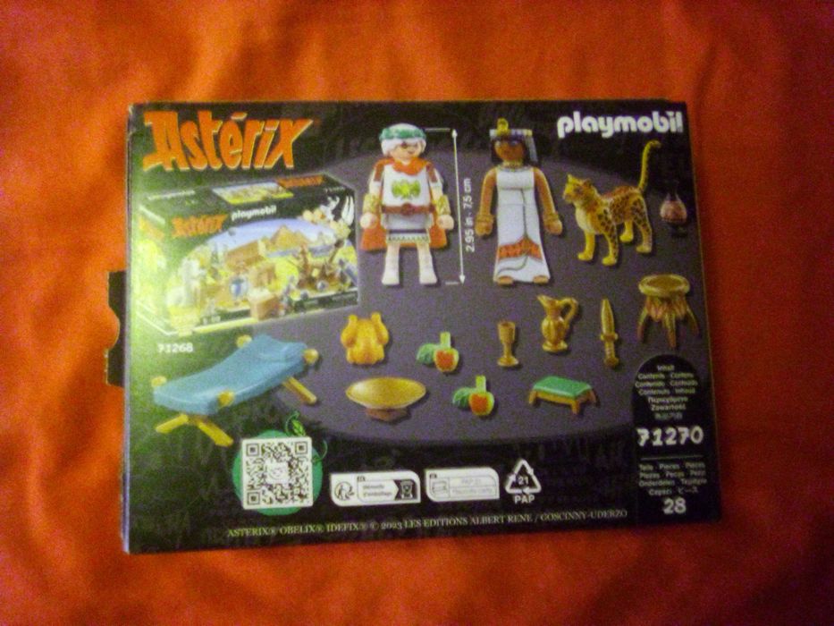 Playmobil Astérix 71270 César e Cleópatra