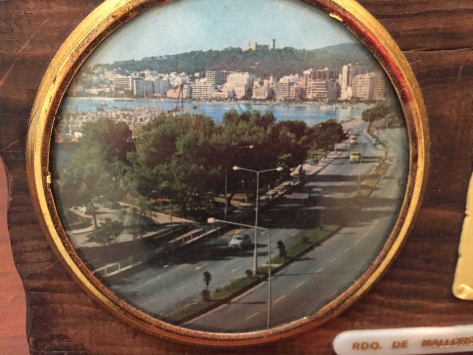 Termómetro de parede, recordação de Mallorca anos 70