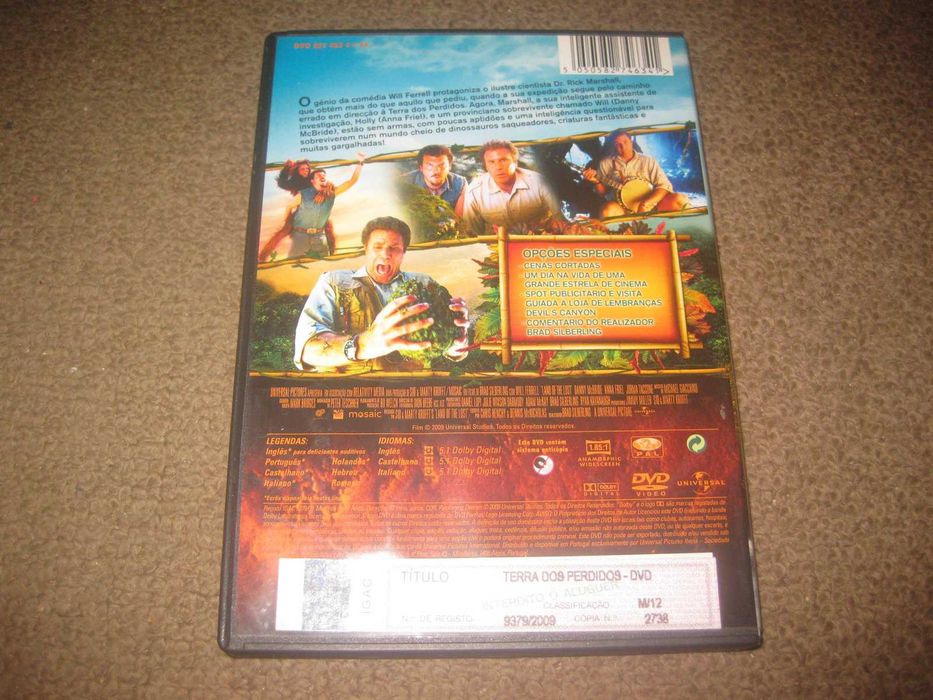 DVD "Terra dos Perdidos" com Will Ferrell