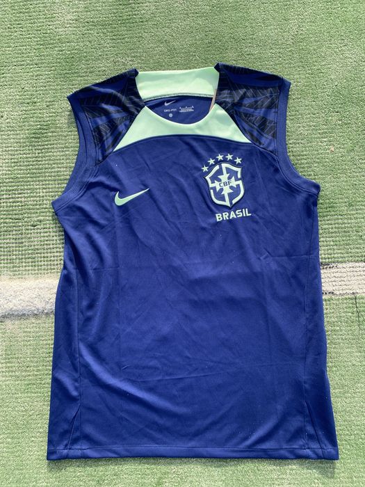 Camisola de treino do Brasil manga cava