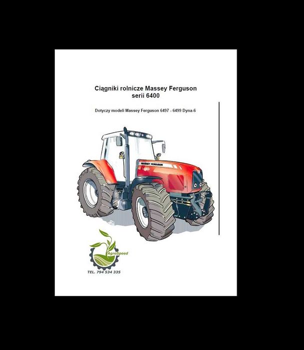 Instrukcja obsługi Massey Ferguson 6497, 6499 dyna