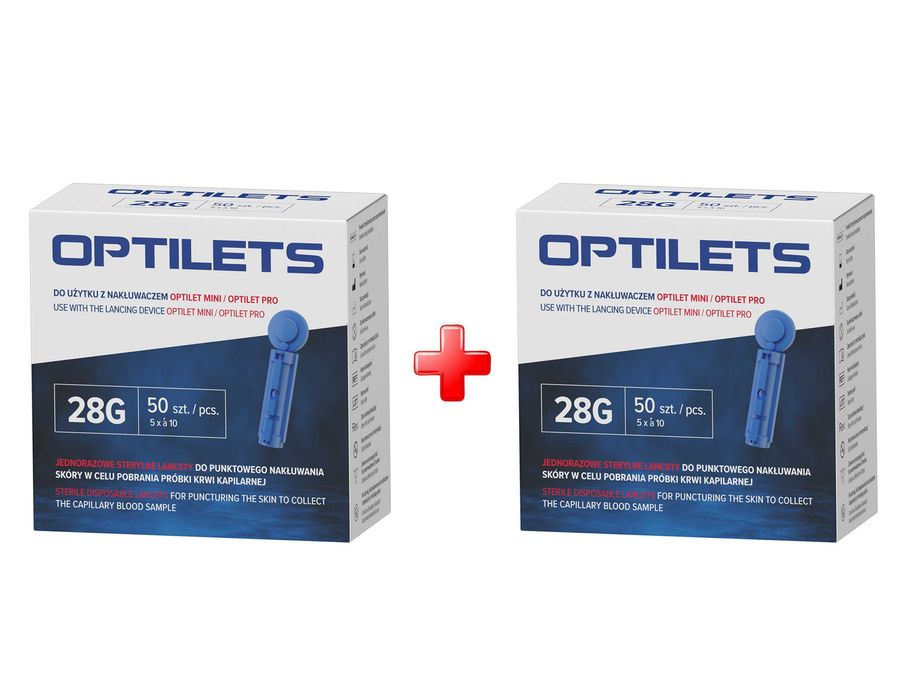 Lancety Igły | Abra Smart | Optilets - 100 szt.