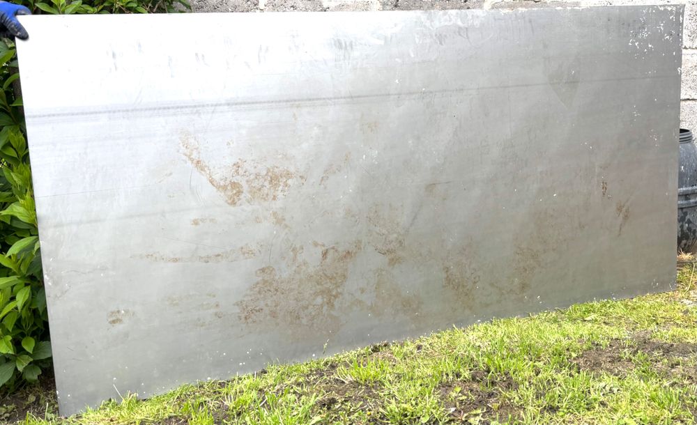 Blacha nierdzewna 1.4301 (AISI 304) – 1000x2000x1 mm – stan dobry