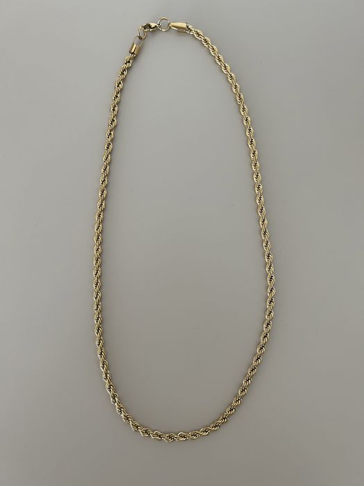 Colar Dourado Aço Inoxidável