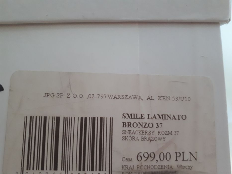 NOWE  Buty skórzane HEGO'S 37rozm