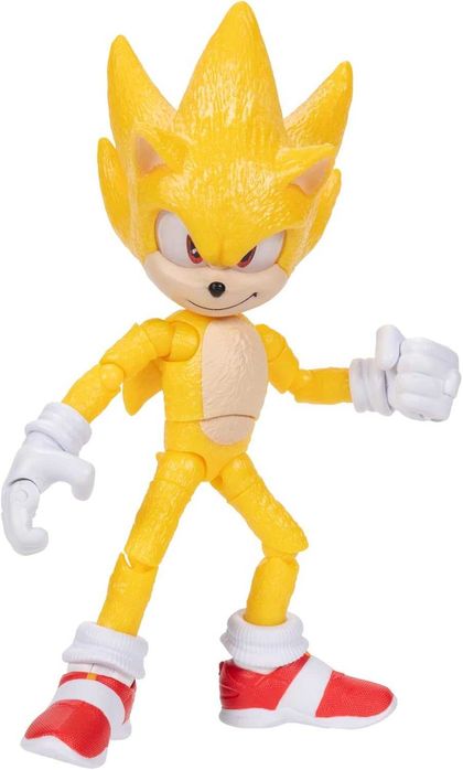 Фігурка Супер Сонік 13 см Sonic 3 Movie Super Sonic Їжак Їжачок Соник