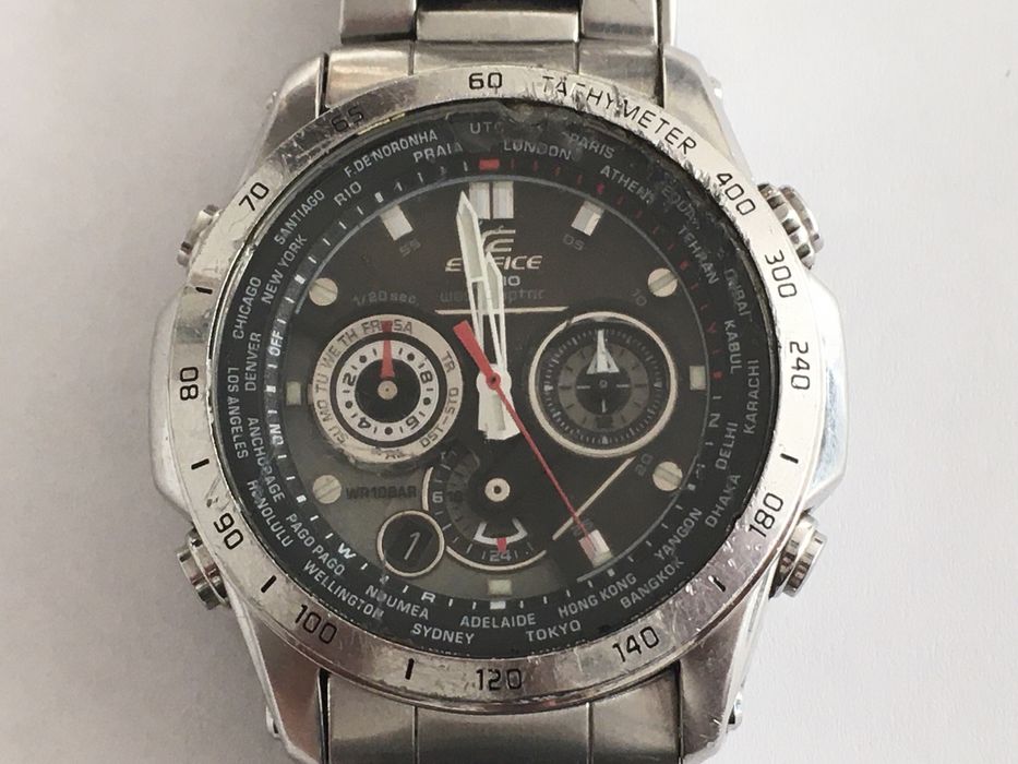 Zegarek EDIFICE Casio Solar Classic Waveceptor - męski