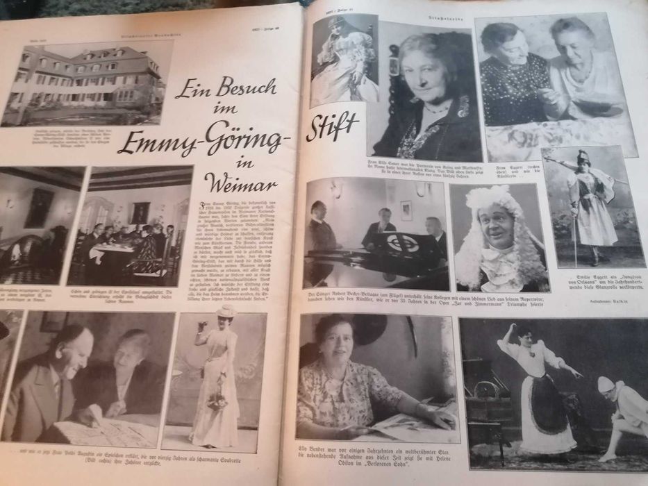 Duas interessantes revistas ilustradas NAZIS - JB. 1937 e 1941